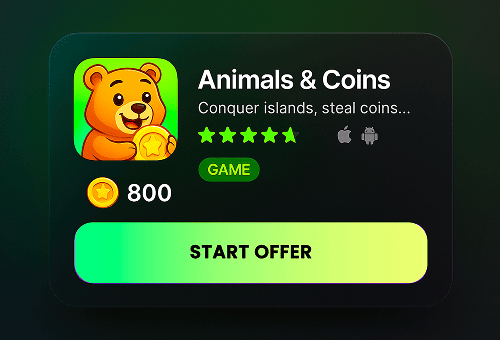 Animals & Coins Offer
